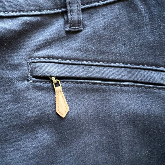 Tory Burch Navy Cotton Pants size 28 - Picture 4 of 6